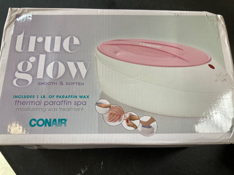 Photo 1 of True Glow by Conair Paraffin Wax Machine for Hand and Feet - Paraffin Bath for Hands - Includes 1lb. Moisturizing Paraffin Wax - Pink