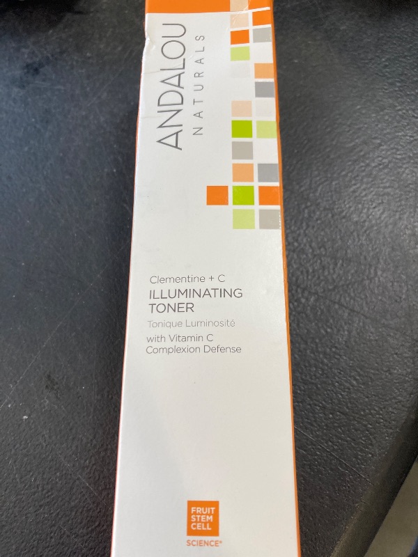 Photo 1 of Andalou Naturals, Toner Facial Toner Helps Hydrate Balance Skin pH For Clear Even Skin, Clementine Plus C, 6 Fl Oz