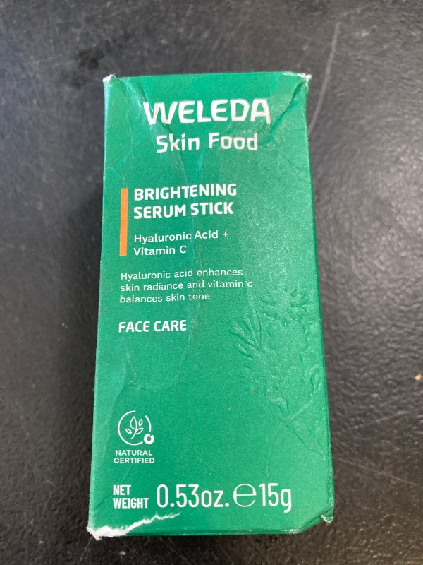 Photo 1 of Weleda Skin Food Brightening Serum Stick with Vitamin C and Hyaluronic Acid