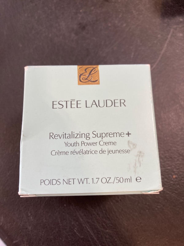 Photo 1 of Estée Lauder Revitalizing Supreme+ Youth Power Cream Moisturizer with Hyaluronic Acid & Peptides, Anti Aging, 1.7 Ounce
