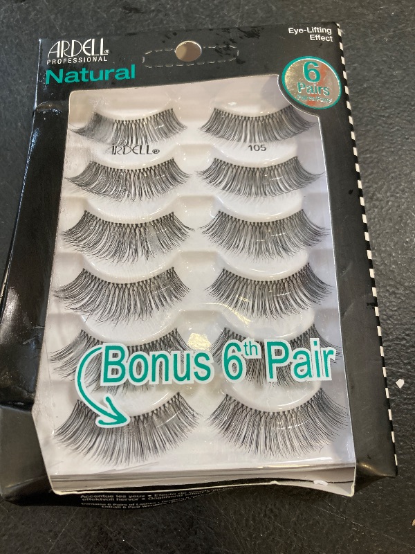 Photo 1 of Natural 105 Black - 6 Pairs pack