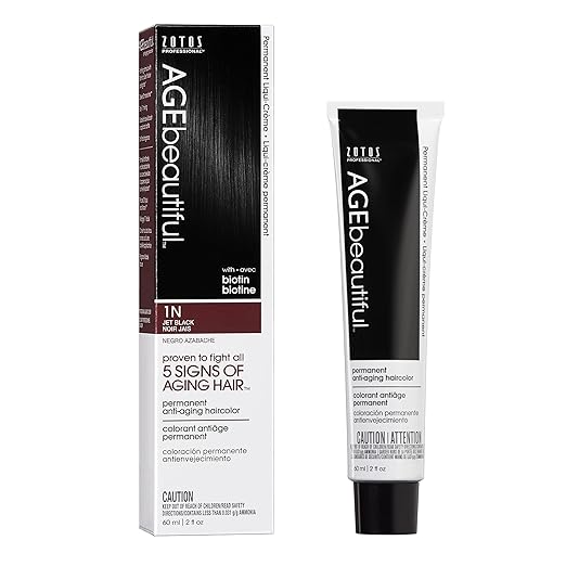 Photo 1 of AGE beautiful Permanent Hair Color Dye Liqui Creme | 100% Gray Coverage | Anti-Aging Haircolor | Biotin for Thicker, Fuller Hair | Professional Salon Coloring