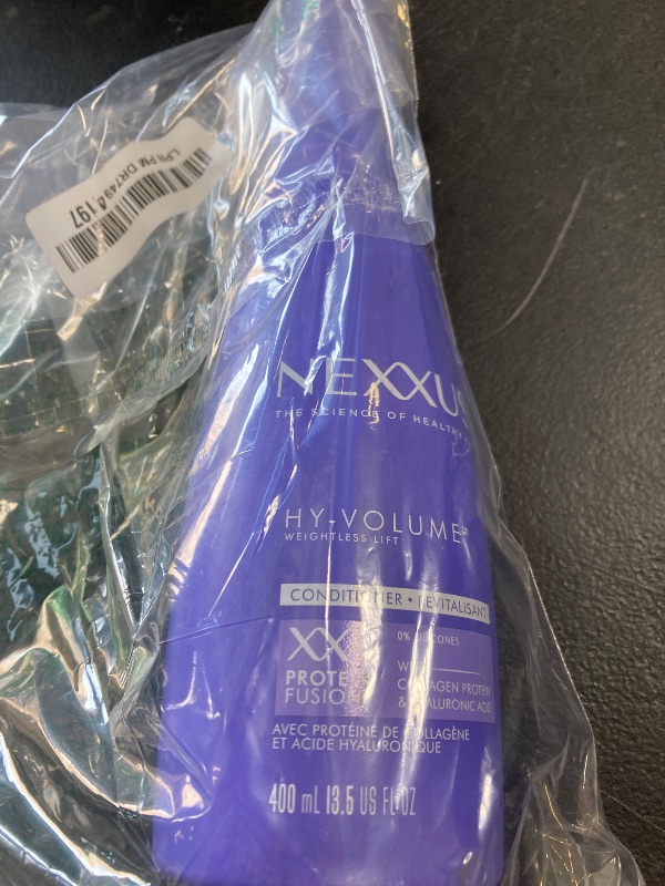 Photo 1 of Nexxus Hy-Volume Weightless Lift Conditioner Protein Fusion with Collagen Protein & Hyaluronic Acid For Flat & Limp Hair for 48 Hours of Volume 13.5 Fl Oz