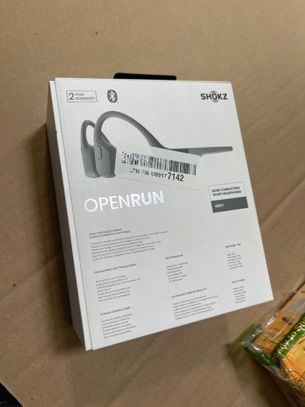 Photo 1 of AfterShokz Aeropex - Open-Ear Bluetooth Bone Conduction Sport Headphones - Sweat Resistant Wireless Earphones for Workouts and Running - Built-in Mic