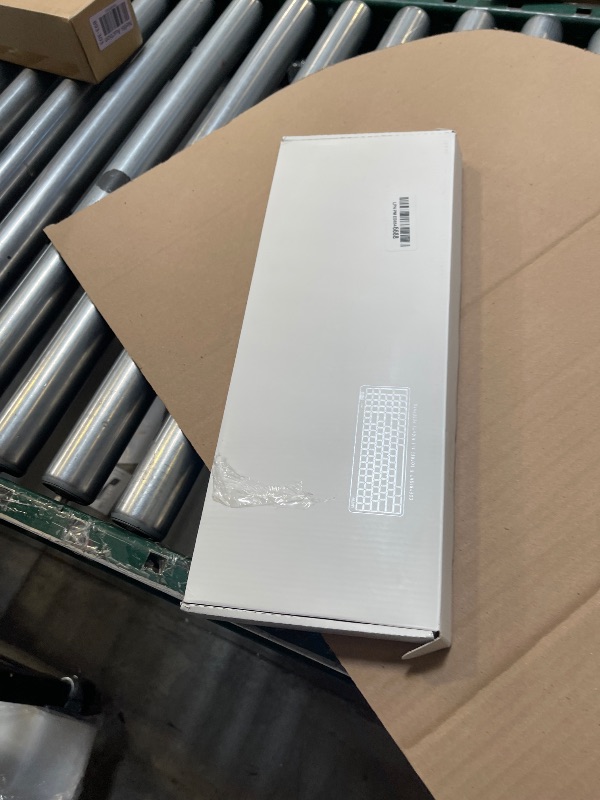 Photo 1 of Flow Lite 100 Keys Low Profile Mechanical Keyboard, Swappable Rechargeable Wireless Keyboard with 2.4G Receiver, Bluetooth and Wired Connection for Windows, Mac/Spector Linear Switches (Marble)