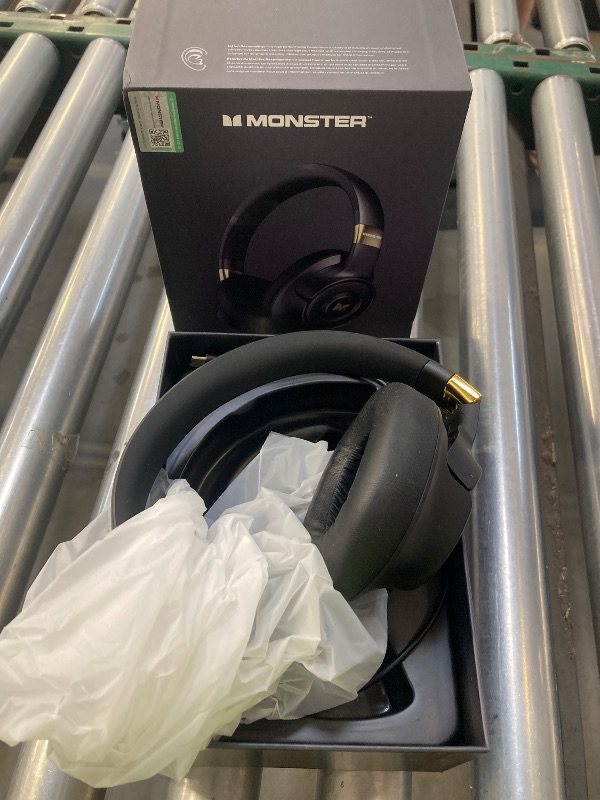 Photo 1 of Monster Persona SE ANC Active Noise Cancelling Headphones, Over Ear Bluetooth Headphones Wireless, 60H Playtime, HiFi Stereo Audio, Deep Bass, Built-in Mic, Memory Foam Ear Cups for Home (Black)