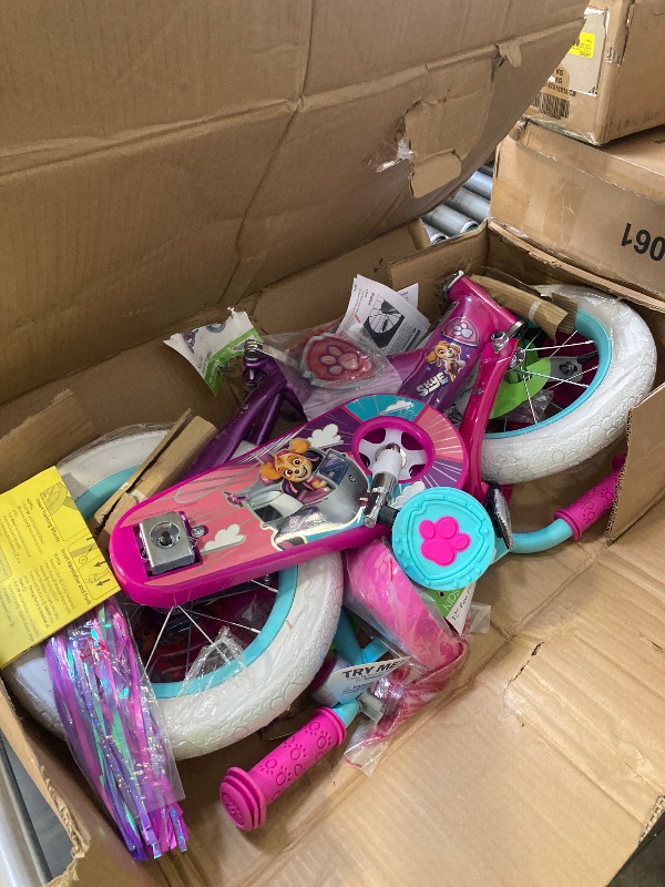 Photo 1 of Paw Patrol 12-inch Girls’ Training Wheel Bike Ages 3+ Years Pink from Huffy
