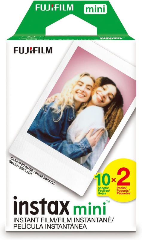 Photo 1 of FUJIFILM Instax Mini Instant Film Twin Pack (White), 20 photos