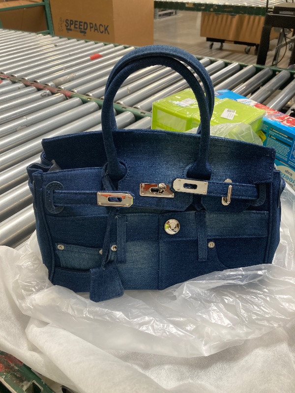Photo 1 of Blue Denim Hand Bag 