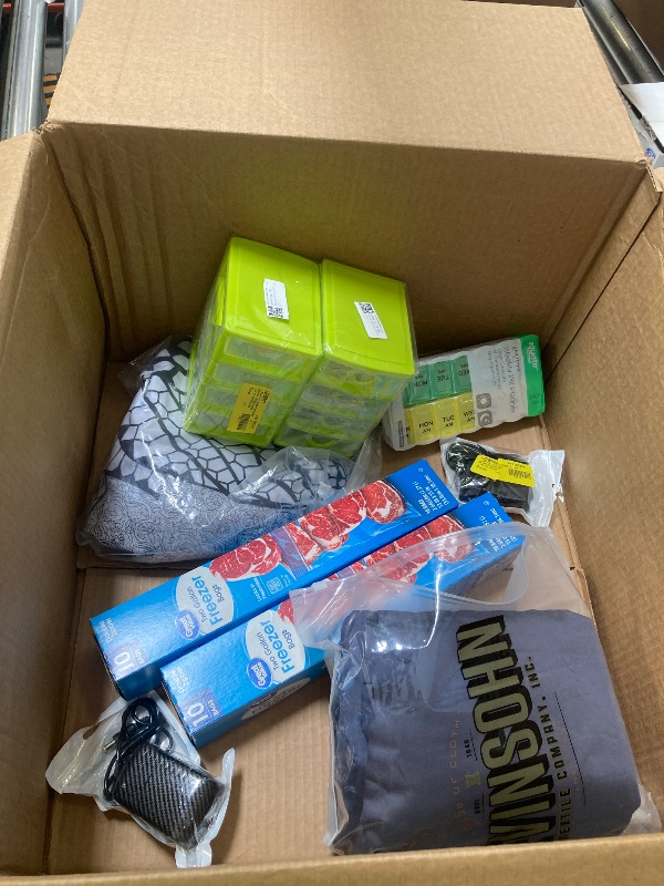 Photo 1 of box lot misc items 