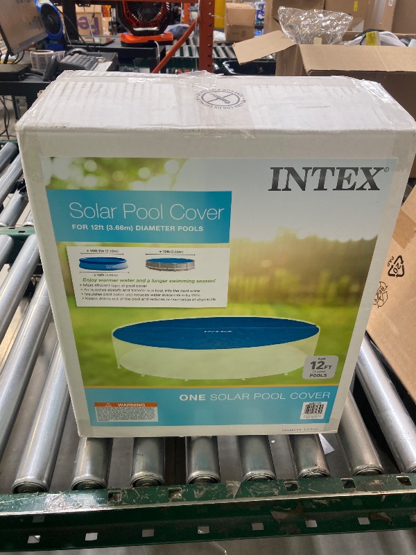 Photo 1 of 8084628 12 Ft. Blue Pool Cover

