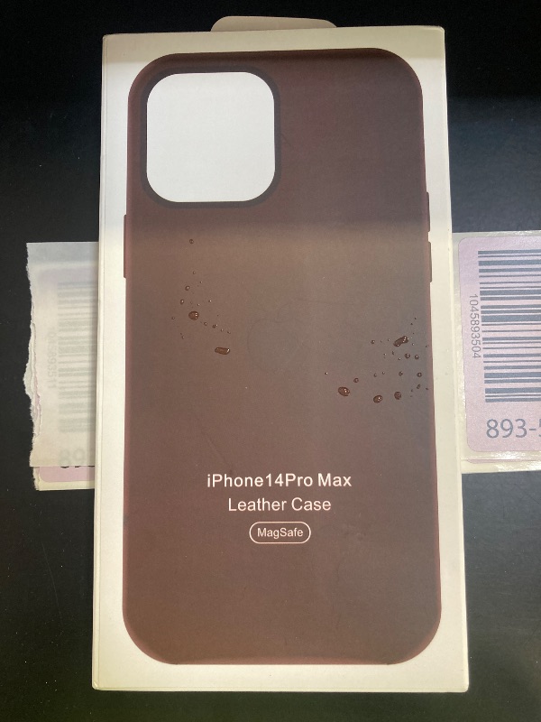 Photo 1 of iPhone 14 Pro Max Leather Case Mag Safe