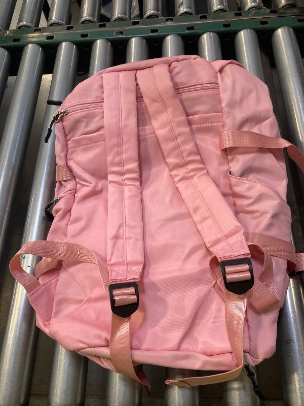 Photo 1 of Gym Bag for Women Sports Duffle Backpack with Shoes Compartment Overnight Travel Weekender Bag Carry on Backpack with Side Zippered Dry Wet Separate

