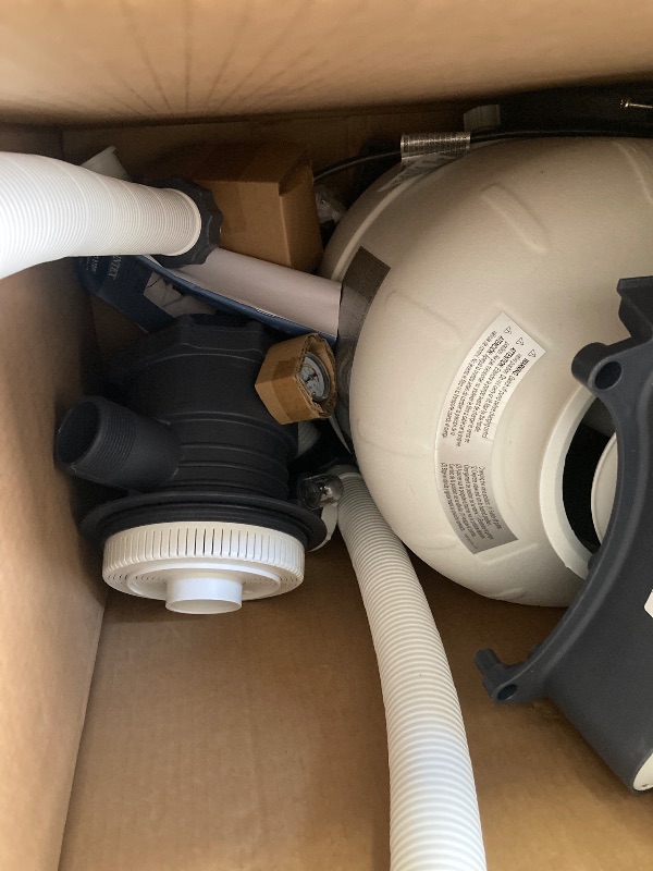 Photo 1 of Intex 26647EG 2800 Gph Above Ground Pool Sand Filter Pump with Automatic Timer - White
