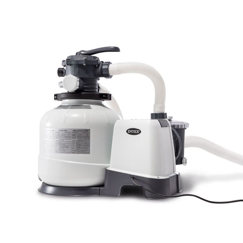 Photo 1 of Intex 26647EG 2800 Gph Above Ground Pool Sand Filter Pump with Automatic Timer - White