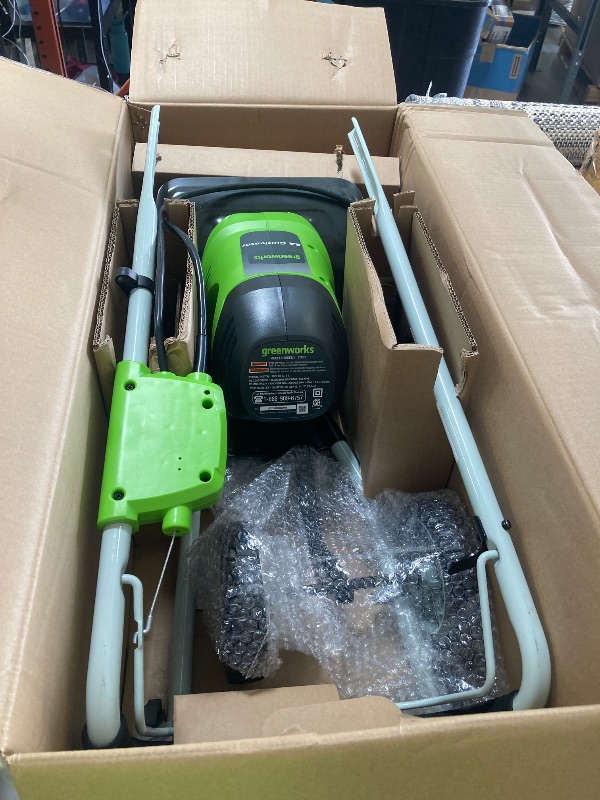 Photo 1 of Greenworks 8 Amp 10-inch Corded Electric Cultivator/Tiller 27072
