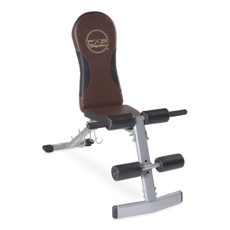 Photo 1 of CAP Barbell Flat, Incline, Decline Weight Bench - Brown
