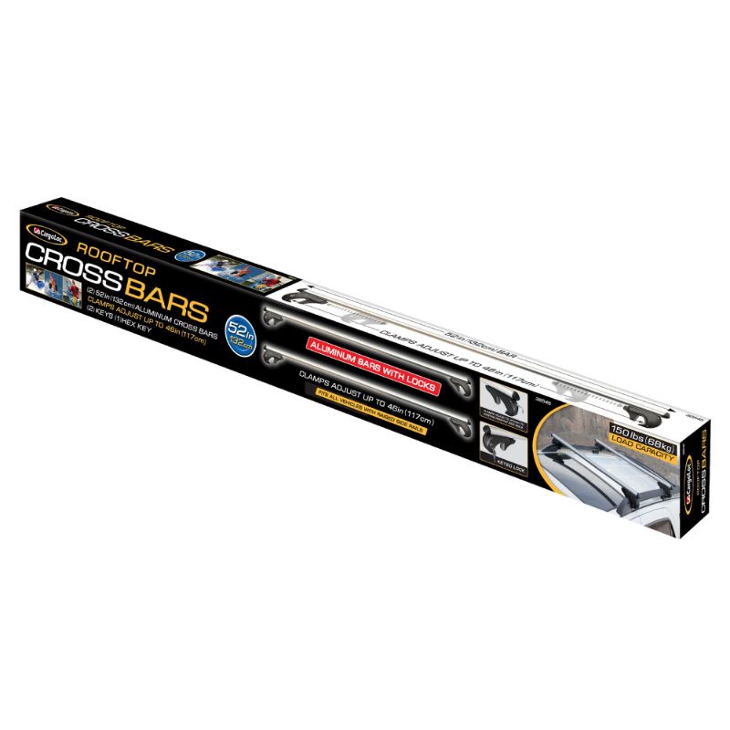 Photo 1 of 32542 60 in. Cross Bars with Adjustable up to 55 in. - 2 Piece
