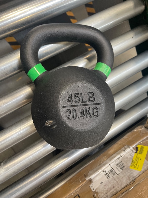 Photo 1 of Everyday Essentials Cast Iron Kettlebell  45 LB
