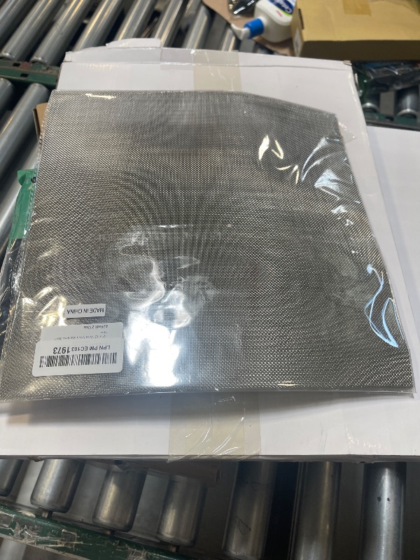 Photo 1 of AMZDEPOT 4 Pack 12x12 Inch Wire Mesh, 20 Mesh Stainless Steel Mesh, Never Rust Sturdy Metal Mesh Screen for DIY Projects, Vent, Cage, Garden, Window Screen, Filter Mesh