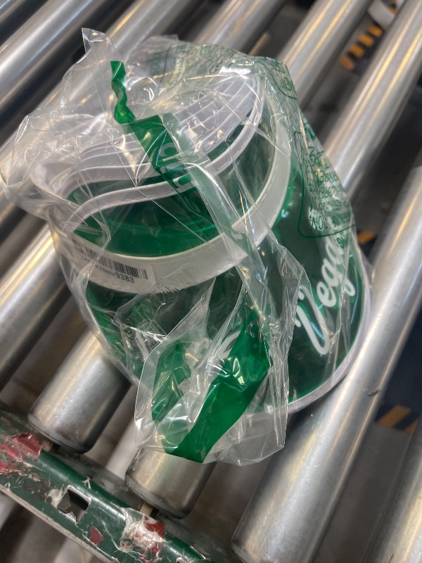 Photo 1 of Yuanhe Green Poker Casino Visor - 5 Pack Las Vegas Dealer Costume Hat