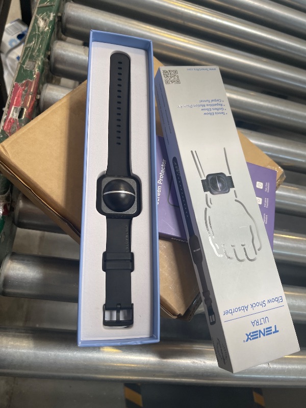 Photo 1 of TENEX Ultra Tennis Elbow Brace, Wrist-worn Non-Compression Dampener Band, Supports Relief from Tennis, Pickleball, Golf, Repetitive Motion Tendonitis, Absorbs Shocks That Cause Pain in Men & Women