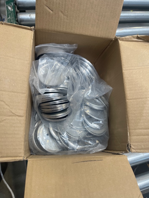 Photo 1 of Onemorello 100 Sets Button Maker Supplies, 75mm / 2.95 inch Button Supplies Button Parts, Approx. 3 inch Metal Blank Button Badge Parts with Blank Paper for Button Maker Machine Pin Maker Button Press