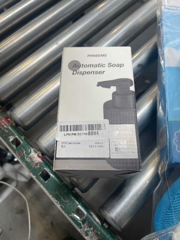 Photo 1 of Automatic Soap Dispenser Liquid Touchless: 9oz White Plastic - Rechargeable Electric Smart 3 Level Adjustable Auto Hand Soap Dispenser - Dish Bathroom Kitchen