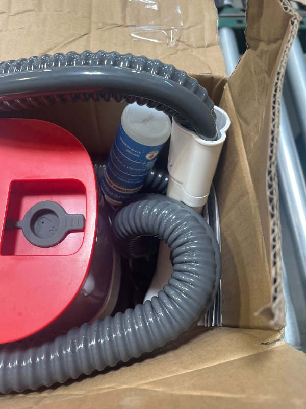 Photo 1 of Upholstery Carpet Cleaner, MUJERBAY® 12Kpa Portable Spot and Stain Cleaner, Easy Move with Universal Wheels & Handle, 1.18-inch Deep Cleaning Machine for Couch, Stairs, Car and Pet Messes