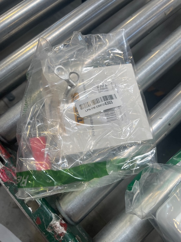Photo 1 of TKDMR 10pcs 8 Awg-3/8" Ring Marine Grade Copper Wire Lugs,with 3:1 Heat Shrink Tubing,UL Battery Cable Ends,Heavy Duty Cable Lugs,Tinned Copper Eyelets,Tubular Ring Terminals