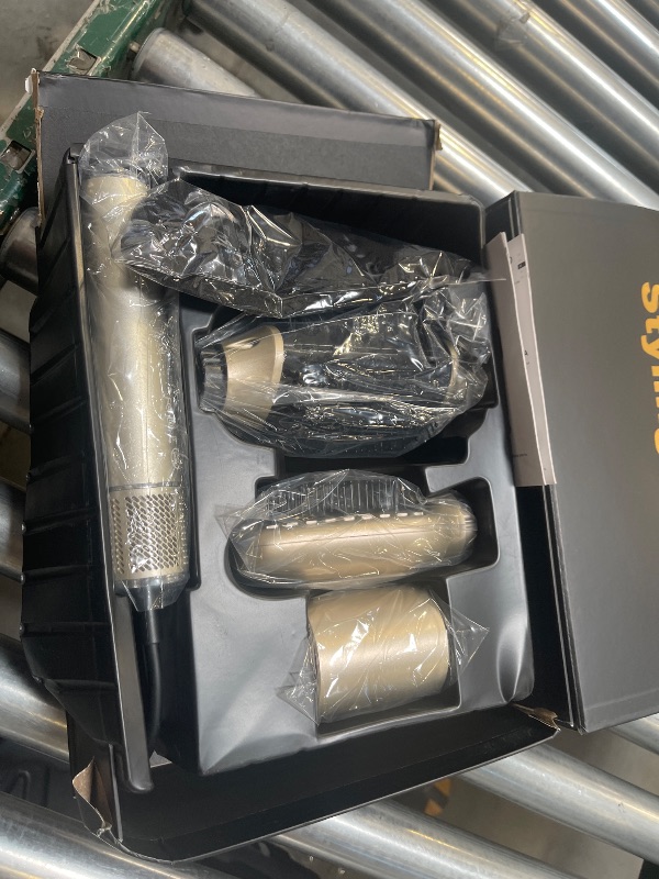 Photo 1 of Dryhsip 5 in 1 Hot Air Brush Set: Hair Dryer, Curler, Volumizer, Straightener - Rapid Drying, Volume Boost, Ionic Smoothing, 110k RPM Motor, Adaptive Heat Technology