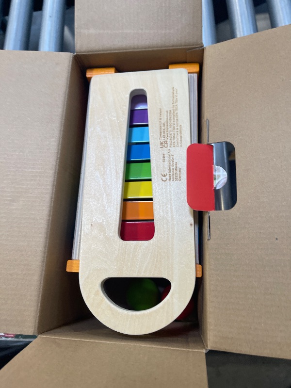 Photo 1 of Hape Pound & Tap Bench with Slide Out Xylophone - Award Winning Durable Wooden Musical Pounding Toy for Toddlers