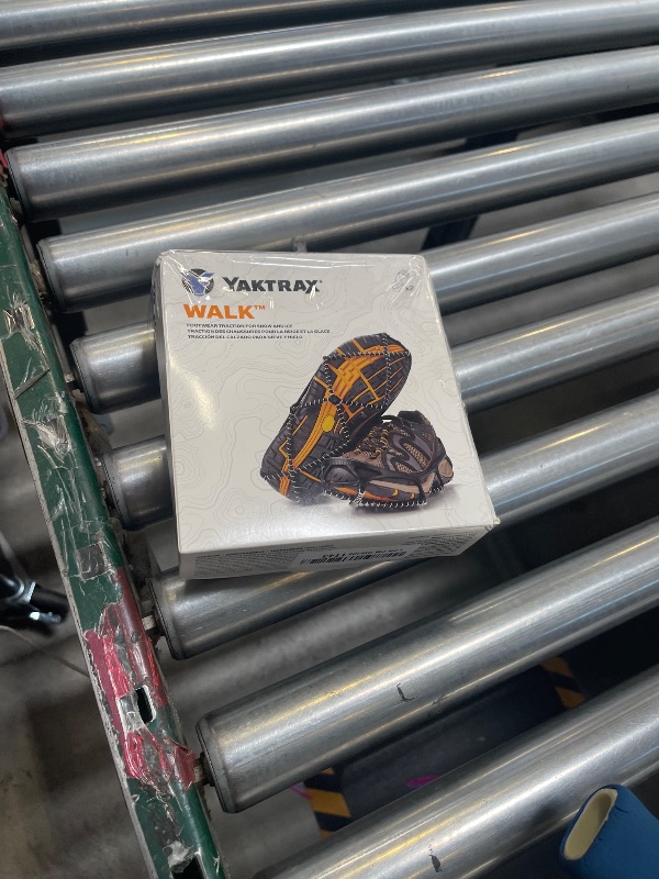 Photo 1 of Yaktrax Walk Traction Cleats for Walking on Snow and Ice (1 Pair), Large , Black