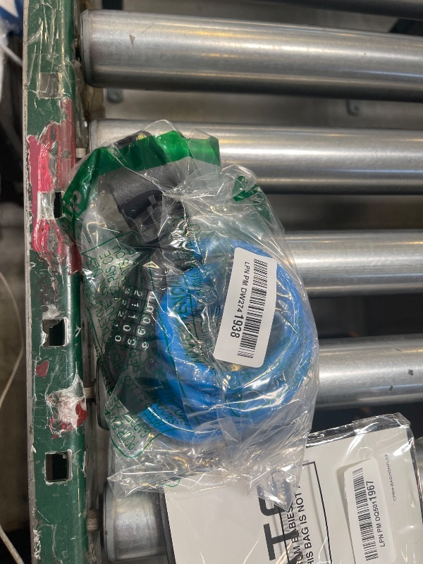 Photo 1 of KEYSTP Bike Lock Cable with Combination,High Security 5-Digit Resettable Combination Bicycle Lock Anti-Theft, with Mounting Bracket for Bikes and Scooters(Blue)