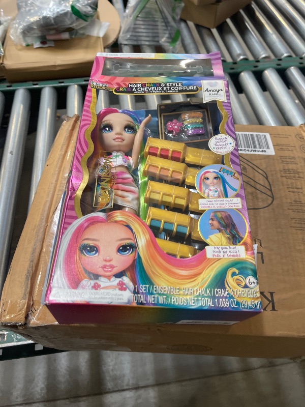 Photo 1 of Rainbow High Hair Chalk & Style Amaya - Rainbow 11” Doll. Washable Rainbow Hair Chalk, Color, Style, Play, Rinse & Repeat. Great Gift for Kids 4-12+