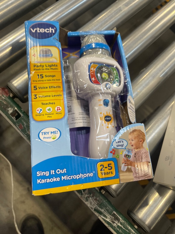 Photo 1 of VTech Sing It Out Karaoke Microphone, White