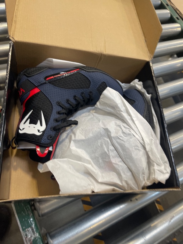 Photo 1 of Venum Elite Boxing Shoes - Navy/Black/Red
