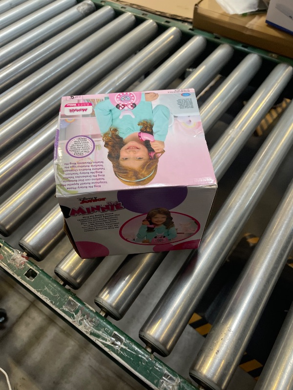 Photo 1 of Disney Junior Minnie Mouse Ring Me Rotary Style Phone with Lights and Sounds, Pink, Kids Toys for Ages 3 Up by Just Play