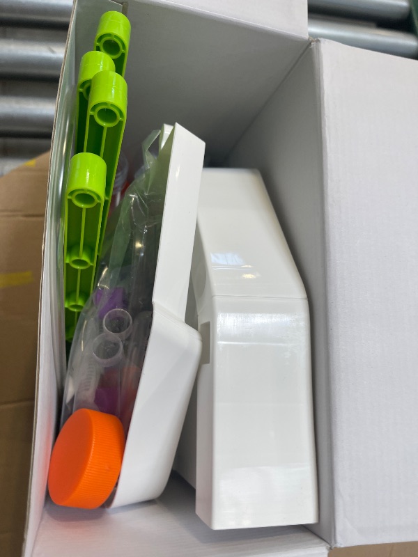 Photo 1 of Thames & Kosmos Ooze Labs Chemistry Station Science Experiment Kit, 20 Non-Hazardous Experiments Including Safe Slime, Chromatography, Acids, Bases & More, Multi-Color