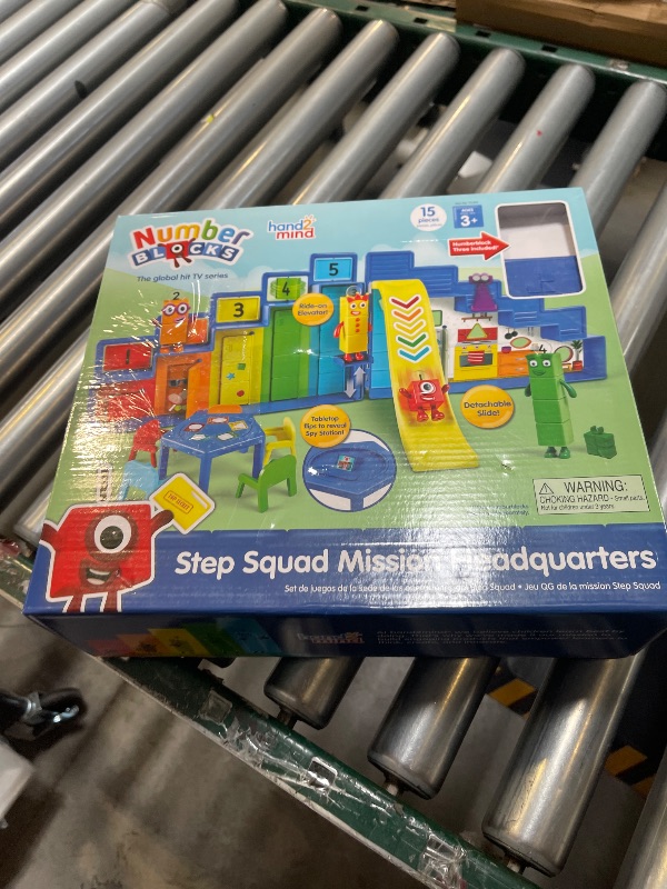 Photo 1 of hand2mind Numberblocks Super Secret Step Squad Headquarters Play Set, Toddler Doll House, Clubhouse Dollhouse, Action Figure House, Cartoon Character Toys, Imaginative Toys