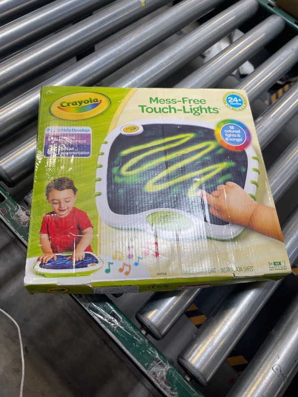 Photo 1 of Crayola Toddler Touch Lights, Musical Sensory Toys for Toddlers, Light Up Drawing Pad, Mess Free Painting, Travel Activity, Gift for Toddlers, 2+