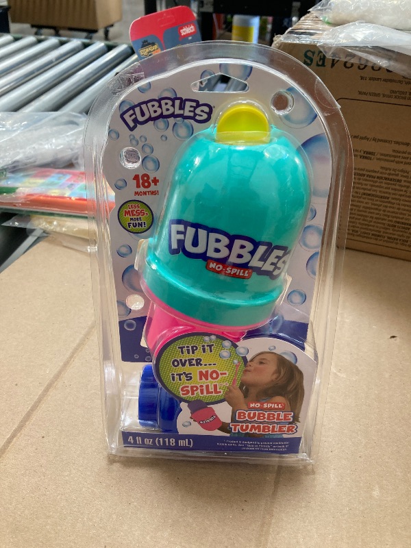 Photo 1 of Little Kids Fubbles No-Spill Bubble Tumbler, (Colors May Vary)