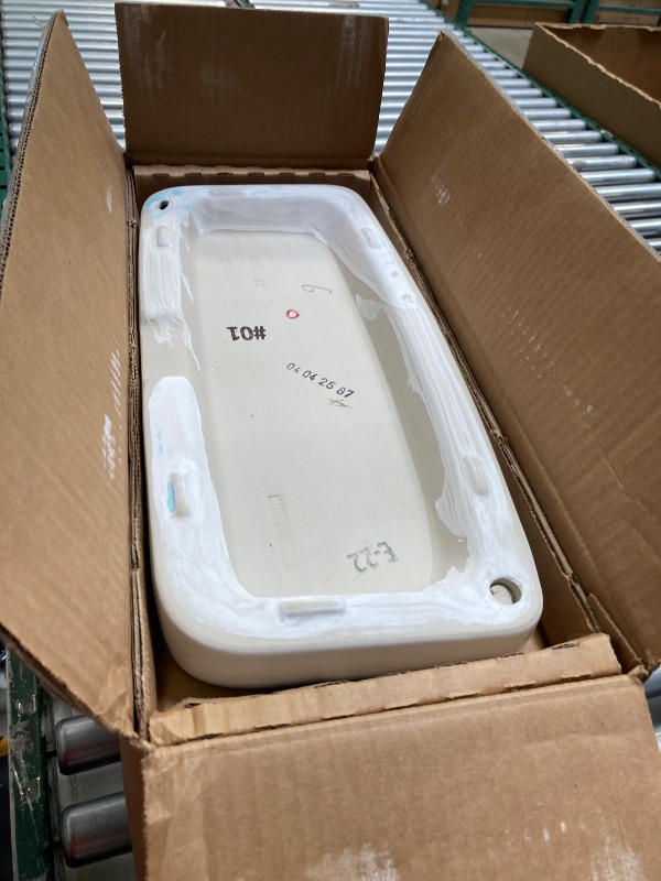 Photo 1 of TOTO ST776SA Drake 1.6 GPF Toilet Tank Only - Less Seat Cotton Toilets and Bidets Toilet Tanks Standard Toilet Tanks
