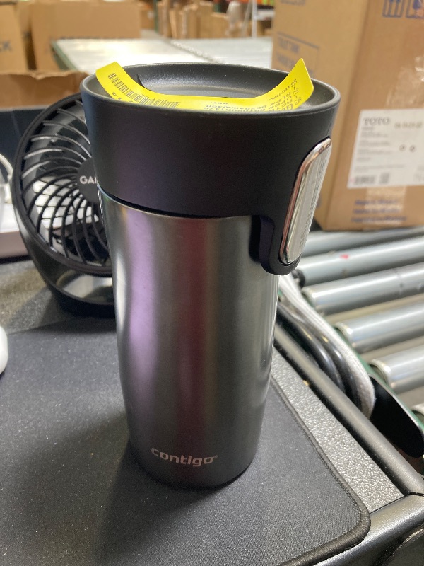 Photo 1 of Contigo West Loop Stainless Steel Travel Mug with AUTOSEAL Lid, 16oz., Stainless Steel/Black
