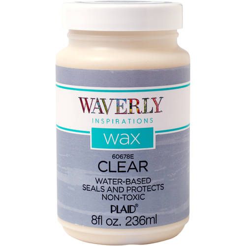 Photo 1 of Waverly Inspirations Chalk Paint Wax Ultra Matte Clear 8 Fl Oz
