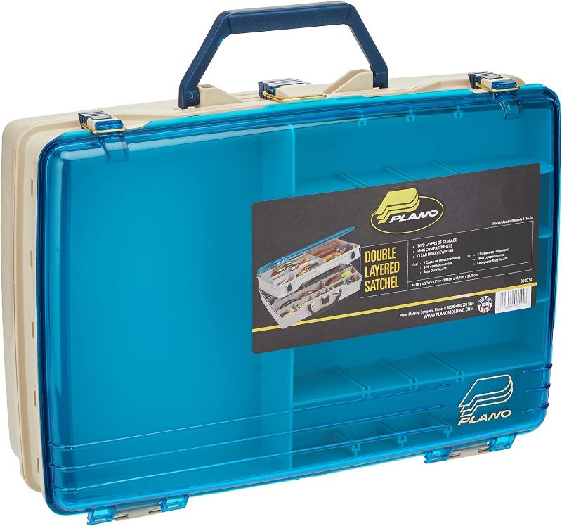 Photo 1 of Plano Two Level Satchel Tackle Box, Premium Tackle Storage
