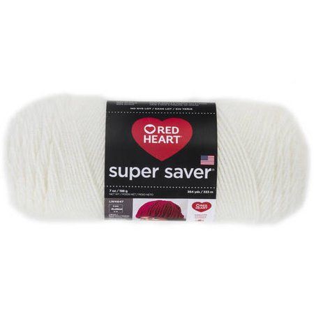 Photo 1 of Red Heart Super Saver Yarn in Soft White by Yarnspirations
