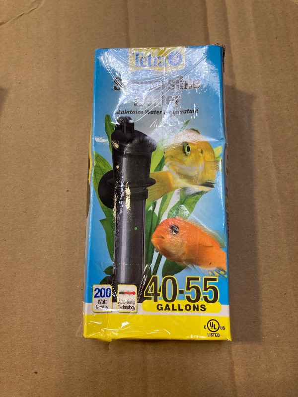 Photo 1 of Tetra Submersible Heater 200 Watts for 40 to 55gal Aquarium Parts and Accessories
