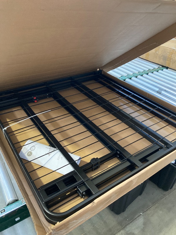 Photo 1 of Mainstays 18 High Profile Foldable Steel Twin Platform Bed Frame Black
