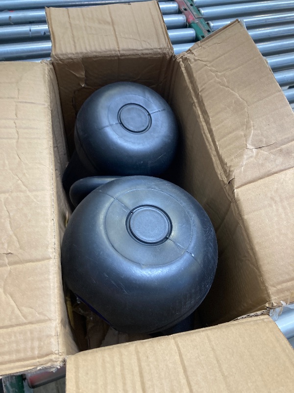 Photo 1 of BalanceFrom Wide Grip Kettlebell Exercise Fitness Weight Set 3-Pieces: 10lb 15lb and 20lb Kettlebells

